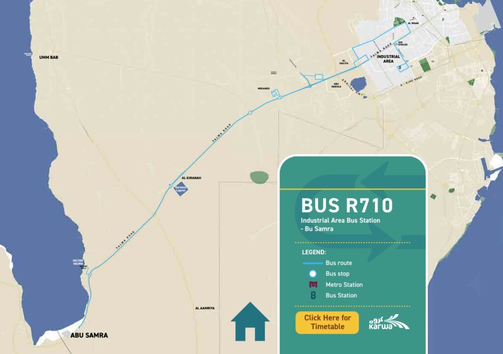 R710 Bus Route Map